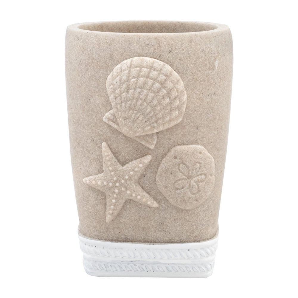 4 Piecec Coastal Shell Bathroom Set