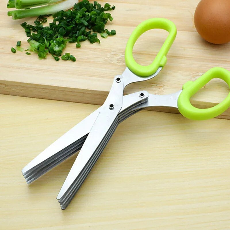 Muti-Layers Kitchen Stainless Steel Scissors